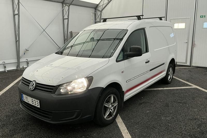 Vit Begagnad 2012 VW Caddy Maxi Minibuss | 90 090 kr (Dyr) - Bild 1/4