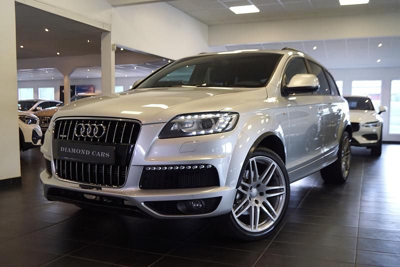Begagnad Audi Q7 S-Line 248 HK (182 kW) 2013 Silver SUV