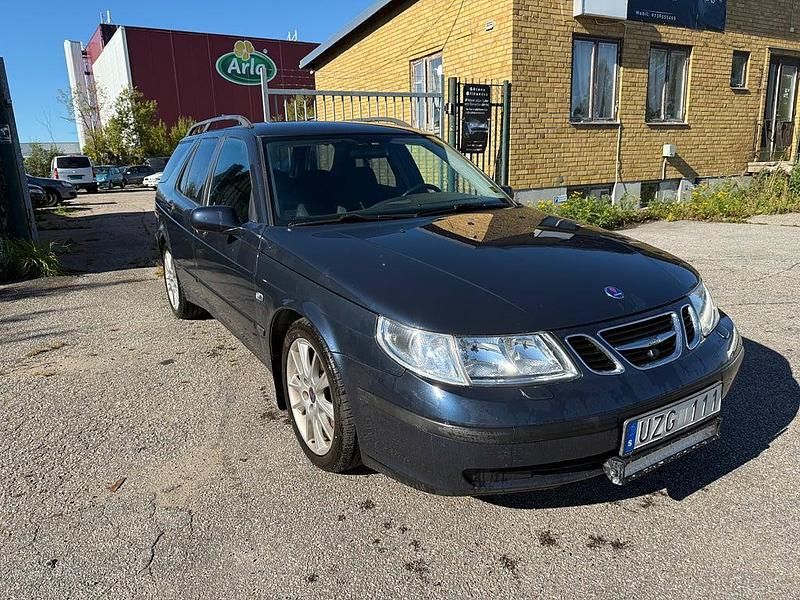 Begagnad Saab 9-5 Linear 220 HK (161 kW) 2004 Blå Kombi