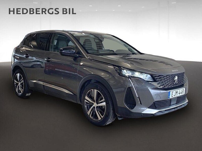 Grå Begagnad 2022 Peugeot 3008 Allure SUV | 259 900 kr (Marknadspris) - Bild 1/4