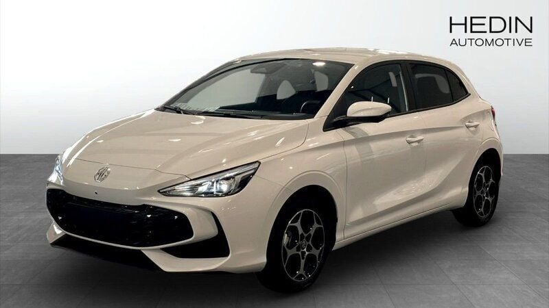 Vit (white) Ny 2024 MG MG3 Luxury Halvkombi | 239 900 kr (Bra pris) - Bild 1/4