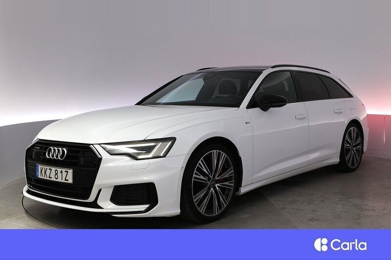 Vit Begagnad 2021 Audi A6 S-Line Kombi | 429 900 kr (Marknadspris) - Bild 1/4