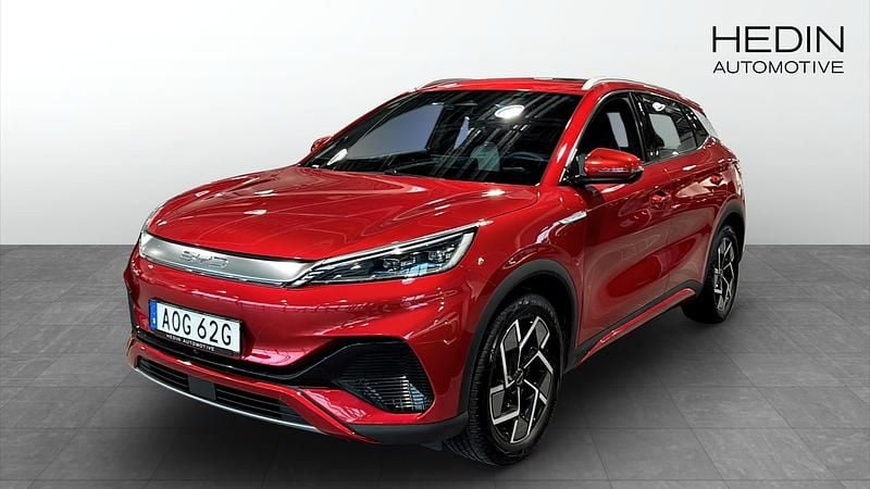Röd (red) Begagnad 2022 BYD Atto 3 SUV | 269 900 kr (Marknadspris) - Bild 1/4