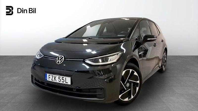 Grå Begagnad 2020 VW ID.3 Pro Performance Halvkombi | 244 900 kr (Marknadspris) - Bild 1/4
