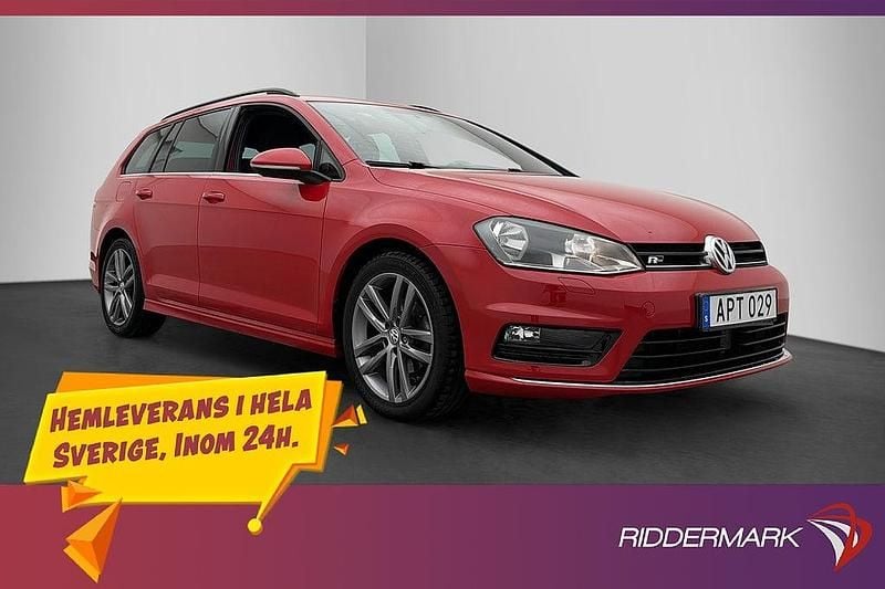 Begagnad VW Golf VII GT 140 HK (102 kW) 2014 Röd Kombi