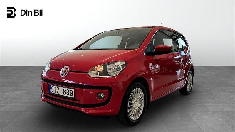 Röd Begagnad 2012 VW up! Highline Halvkombi | 64 900 kr (Marknadspris) - Bild 1/4