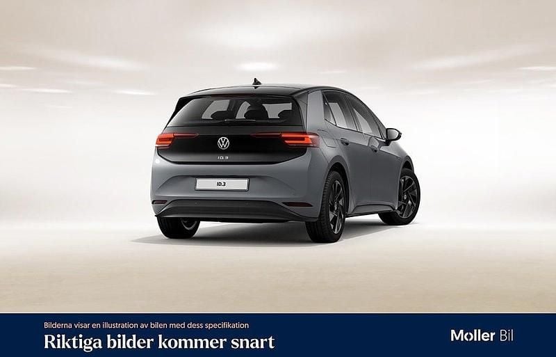 Begagnad VW ID.3 Pro Performance 150 kW (204 HK) 2021 Moonstone grey/black Halvkombi