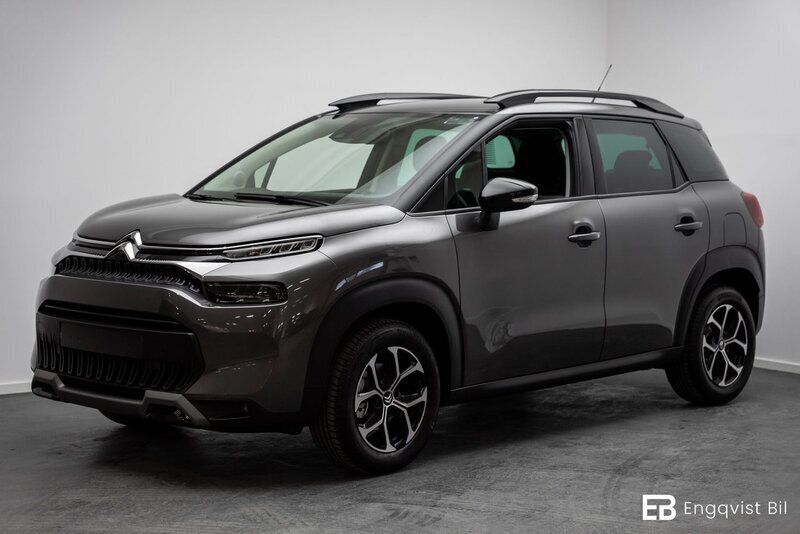 Grå Ny 2024 Citroën C3 Aircross PureTech SUV | 265 490 kr - Bild 1/4