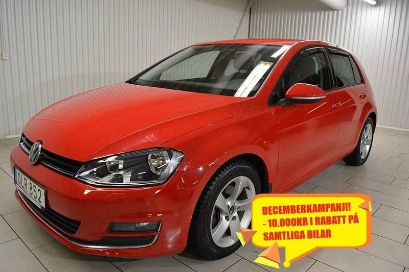 Röd Begagnad 2014 VW Golf VII GT Halvkombi | 79 000 kr (Superpris) - Bild 1/4