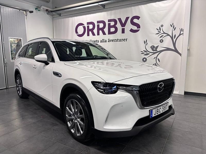 Vit (artic white ) Begagnad 2024 Mazda CX-80 Exclusive-Line SUV | 539 500 kr (Superpris) - Bild 1/4