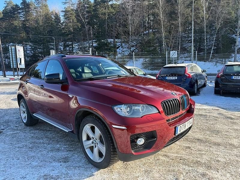 Begagnad BMW X6 Sport Line 286 HK (210 kW) 2010 Röd SUV