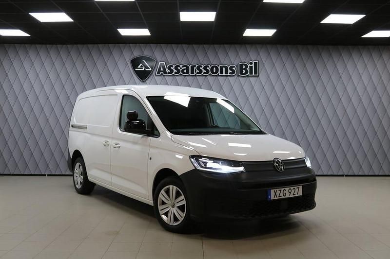 Vit Begagnad 2022 VW Caddy Maxi Minibuss | 249 000 kr (Marknadspris) - Bild 1/4