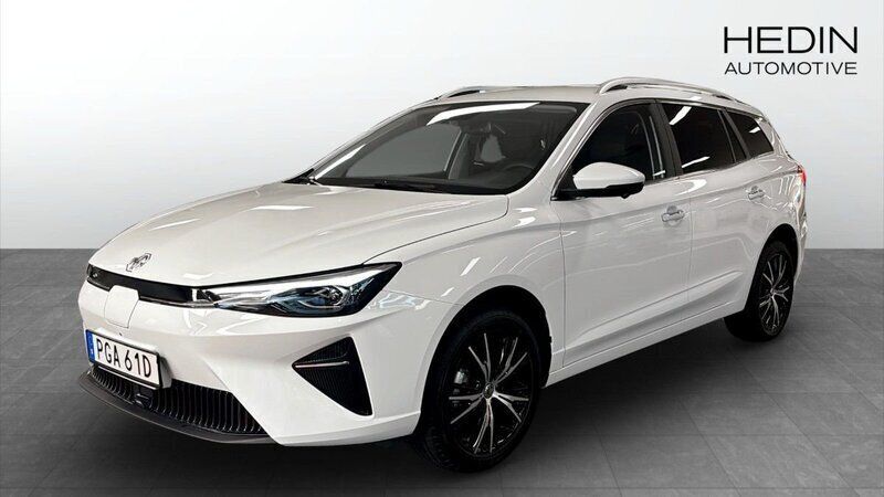 Vit (white) Begagnad 2023 MG MG5 EV Luxury Kombi | 289 900 kr (Marknadspris) - Bild 1/4