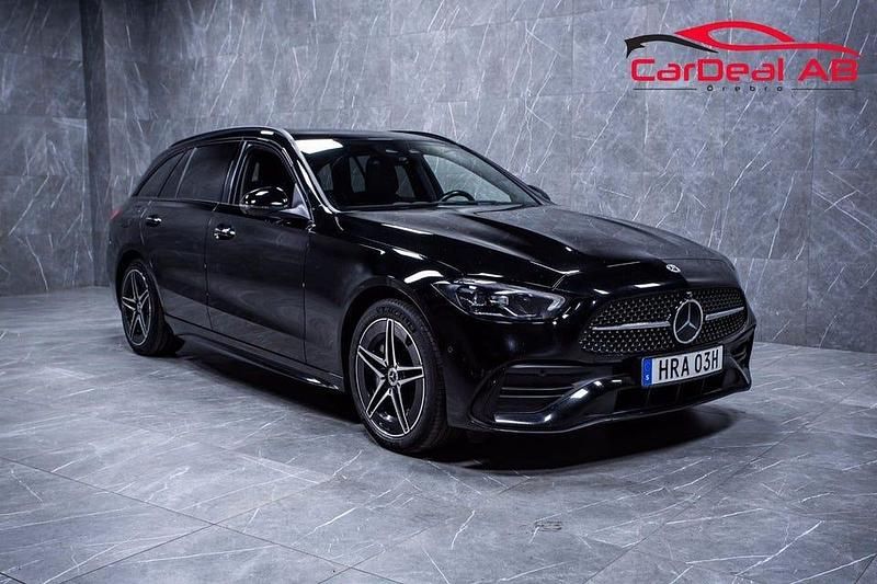 Svart Begagnad 2023 Mercedes C300 AMG line Kombi | 354 800 kr - Bild 1/4