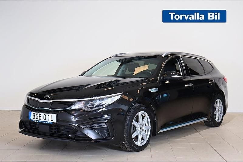 Begagnad Kia Optima Advance 205 HK (150 kW) 2019 Svart Kombi