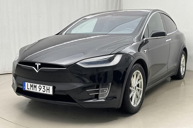 Svart Begagnad 2019 Tesla Model X SUV | 339 000 kr (Bra pris) - Bild 1/4