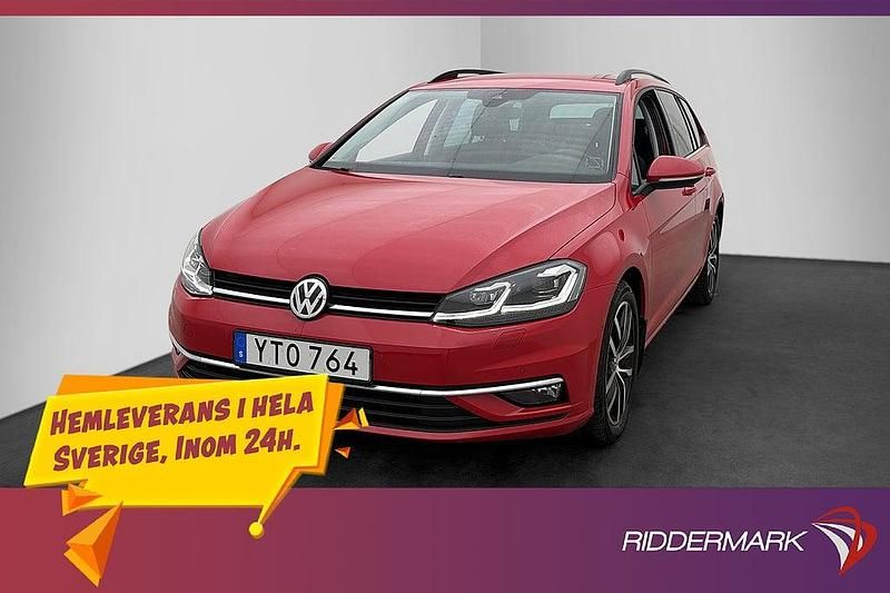 Röd Begagnad 2017 VW Golf VII GT Kombi | 209 800 kr (Marknadspris) - Bild 1/3