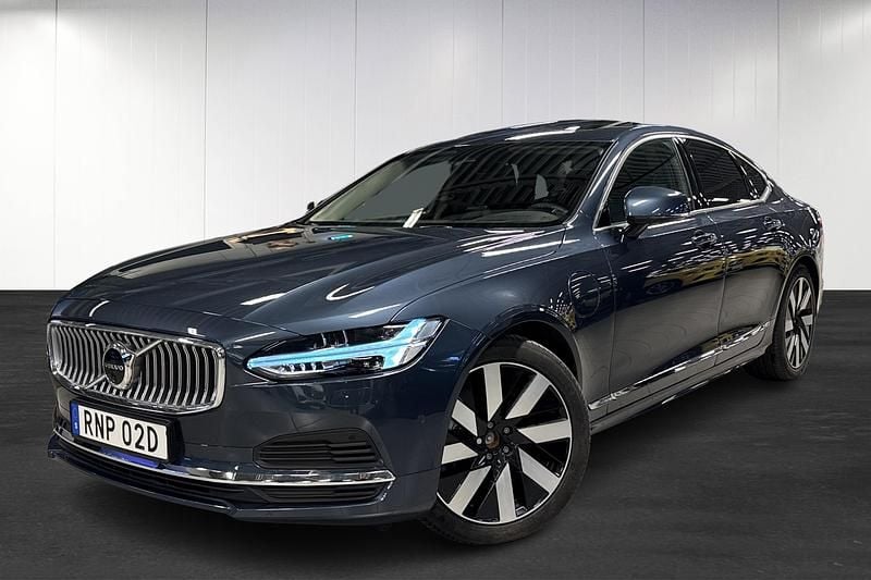 Begagnad Volvo S90 Ultimate 455 HK (334 kW) 2024 Blå Sedan
