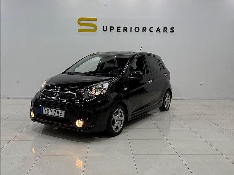 Svart Begagnad 2017 Kia Picanto Halvkombi | 69 000 kr (Bra pris) - Bild 1/4