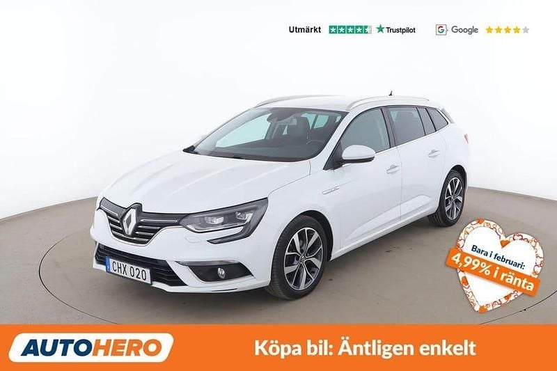 Vit Begagnad 2018 Renault Mégane IV Bose Edition Kombi | 157 000 kr (Marknadspris) - Bild 1/4
