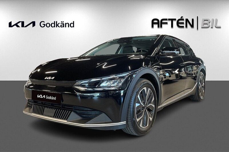 Svart (aurora black pearl metallic) Begagnad 2022 Kia EV6 2 SUV | 369 800 kr (Superpris) - Bild 1/3