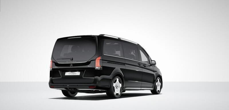 Begagnad Mercedes V300 Exclusive 237 HK (174 kW) 2024 Svart Minibuss