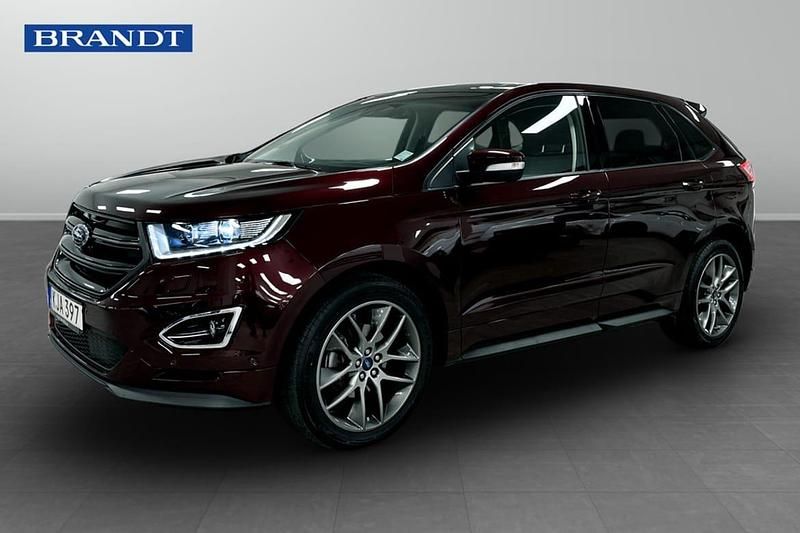 Röd Begagnad 2017 Ford Edge Sport SUV | 249 900 kr (Marknadspris) - Bild 1/4