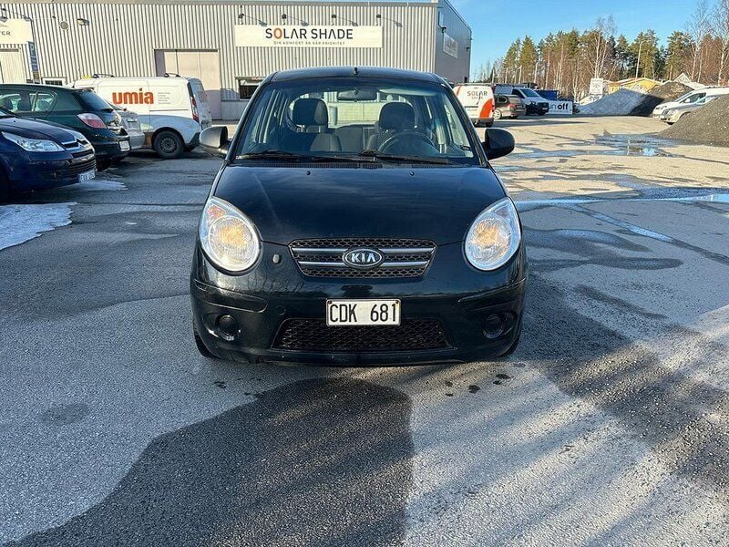 Svart Begagnad 2007 Kia Picanto 4 Halvkombi | 17 900 kr (Marknadspris) - Bild 1/4