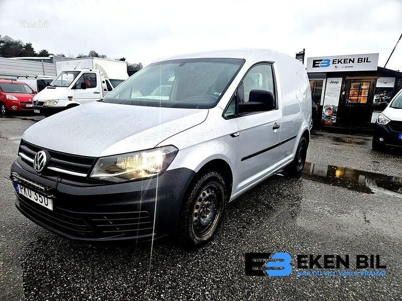 Silver Begagnad 2017 VW Caddy S Minibuss | 96 500 kr (Bra pris) - Bild 1/3