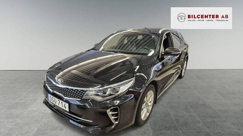 Svart Begagnad 2016 Kia Optima GT-Line Kombi | 134 900 kr (Marknadspris) - Bild 1/4