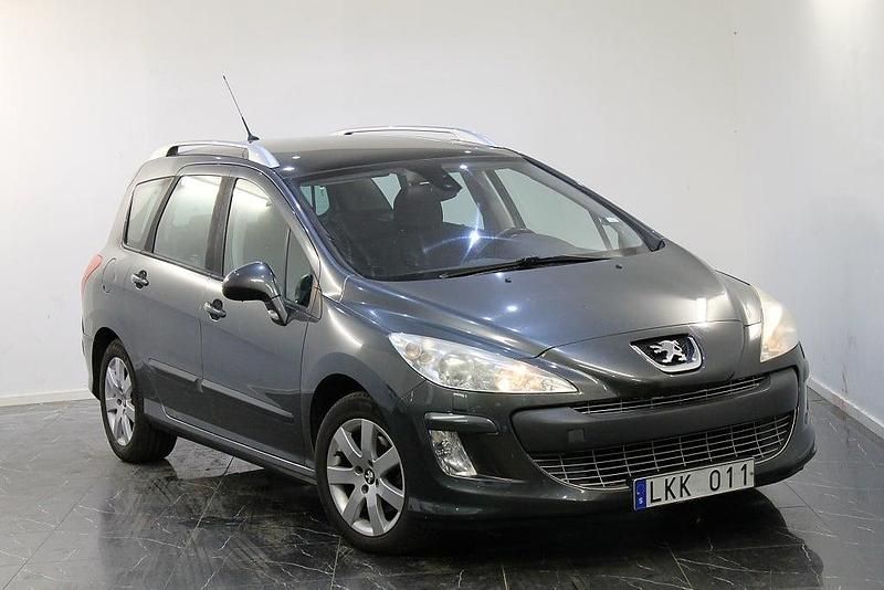 Grå Begagnad 2008 Peugeot 308 SW Kombi | 39 900 kr (Dyr) - Bild 1/4