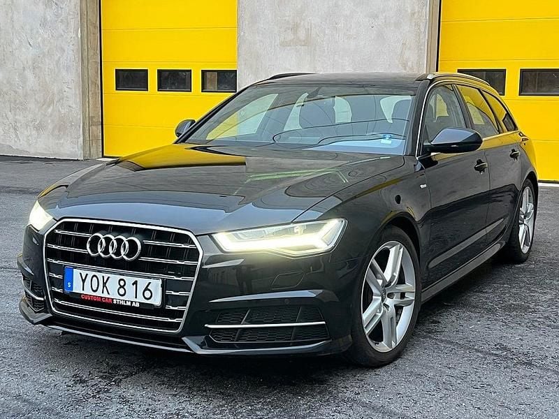 Svart Begagnad 2017 Audi A6 S-Line Kombi | 224 900 kr (Superpris) - Bild 1/4