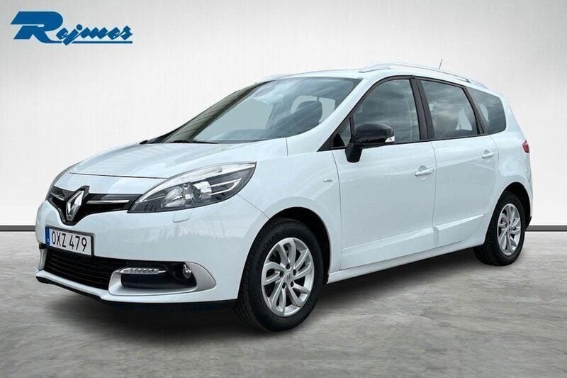 Vit Begagnad 2015 Renault Grand Scénic III LIMITED Minibuss | 119 100 kr (Dyr) - Bild 1/4