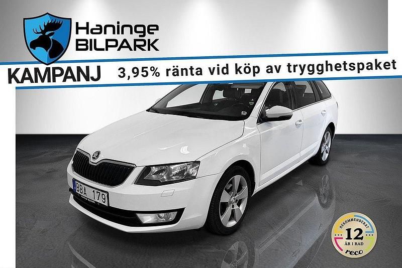 Vit Begagnad 2014 Skoda Octavia Kombi | 99 995 kr (Dyr) - Bild 1/2