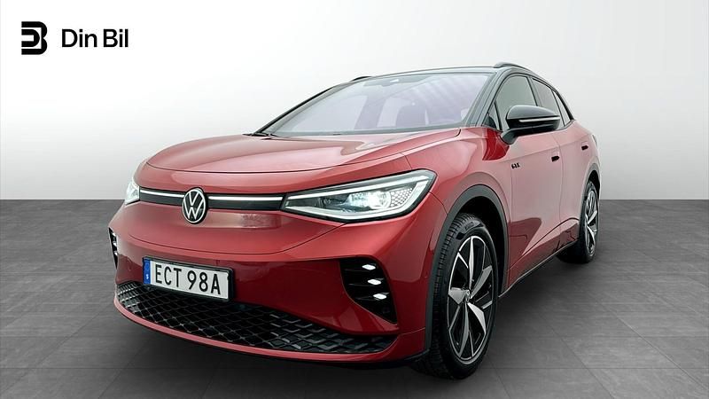 Svart Begagnad 2023 VW ID.4 GTX SUV | 414 900 kr (Marknadspris) - Bild 1/4