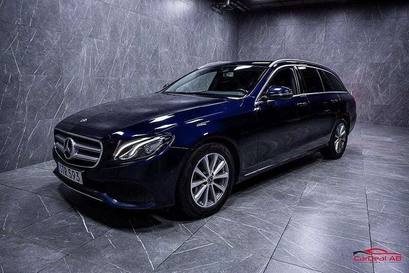 Begagnad Mercedes E200 Avantgarde 150 HK (110 kW) 2018 Mörkblå Kombi