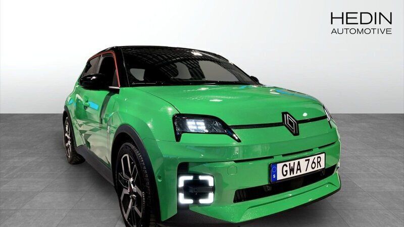 Ny Renault R5 Evolution 69 kW (95 HK) 2025 Grön Halvkombi