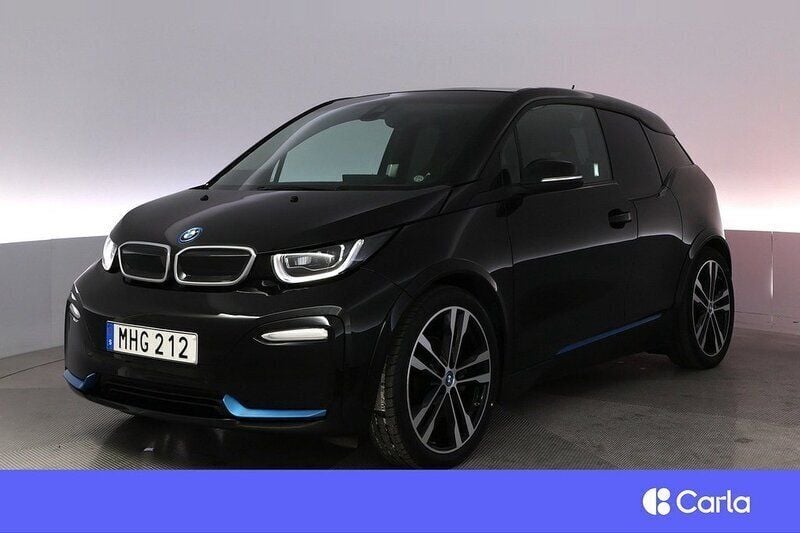 Svart Begagnad 2018 BMW i3 Comfort Edition Halvkombi | 203 900 kr (Marknadspris) - Bild 1/3