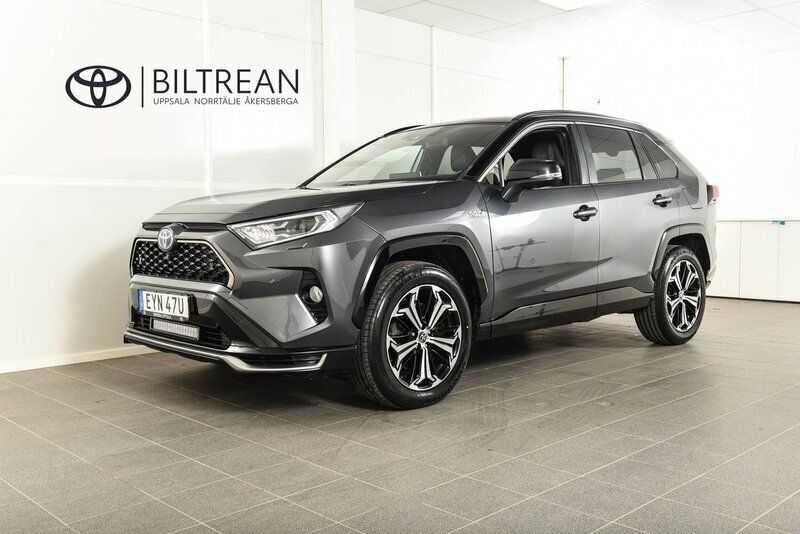 Grå Begagnad 2021 Toyota RAV4 Hybrid Premium SUV | 308 900 kr (Marknadspris) - Bild 1/4