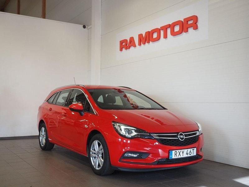 Röd Begagnad 2019 Opel Astra Dynamic Kombi | 149 900 kr (Marknadspris) - Bild 1/3