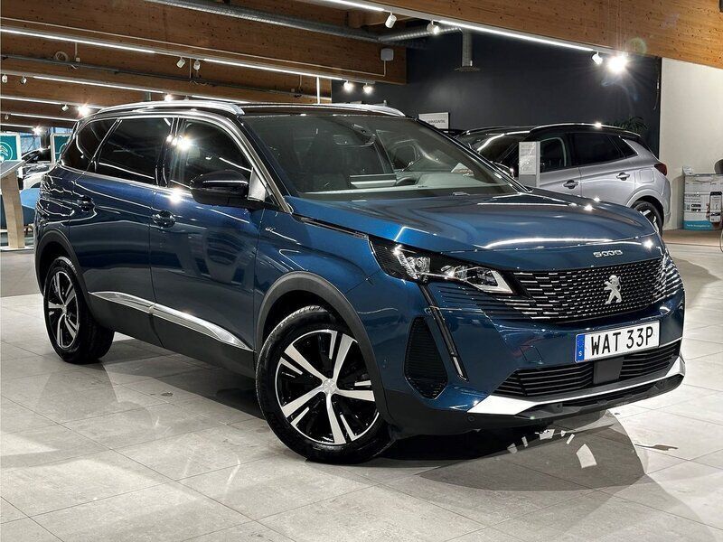 Blå Begagnad 2023 Peugeot 5008 GTi Minibuss | 339 900 kr (Marknadspris) - Bild 1/4