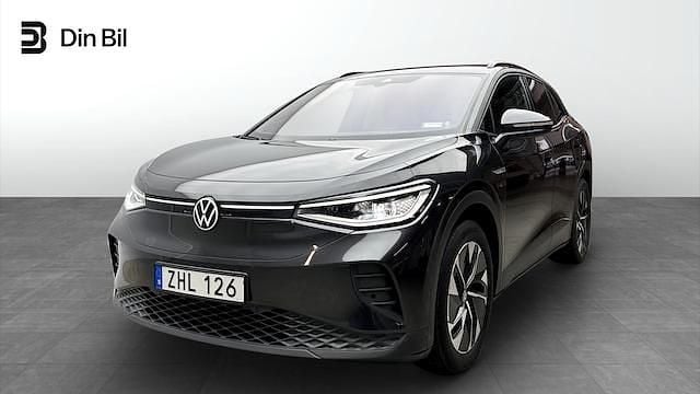 Mörkgrå (mangan grey metallic) Begagnad 2021 VW ID.4 Comfortline SUV | 329 900 kr (Superpris) - Bild 1/3