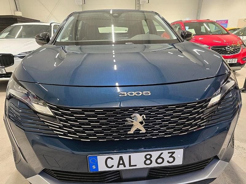 Begagnad Peugeot 3008 Allure 224 HK (164 kW) 2022 Blå SUV