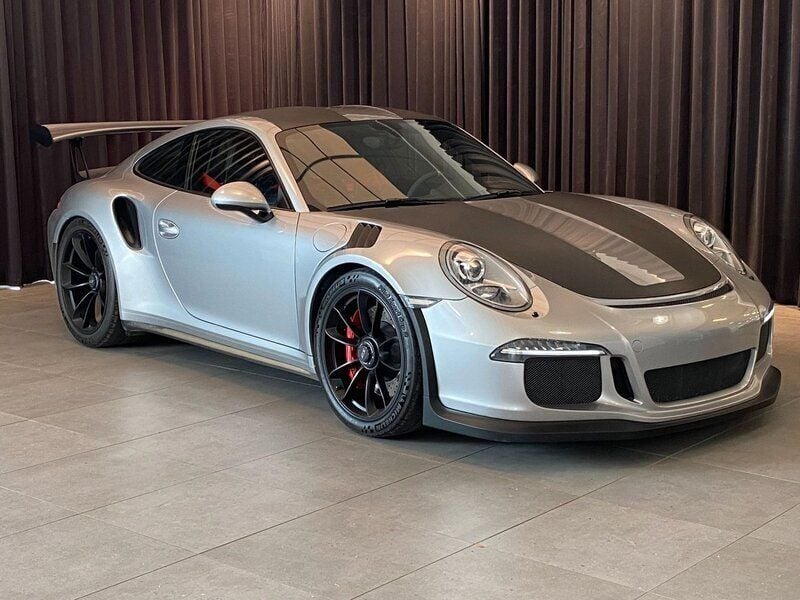 Silver Begagnad 2016 Porsche 911 GT3 RS Sport Sportkupé | 1 995 000 kr - Bild 1/4