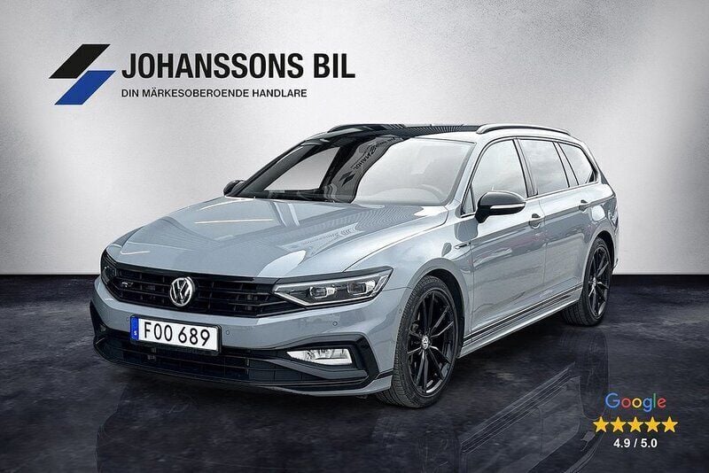 Grå Begagnad 2019 VW Passat GTS Kombi | 309 900 kr (Dyr) - Bild 1/4