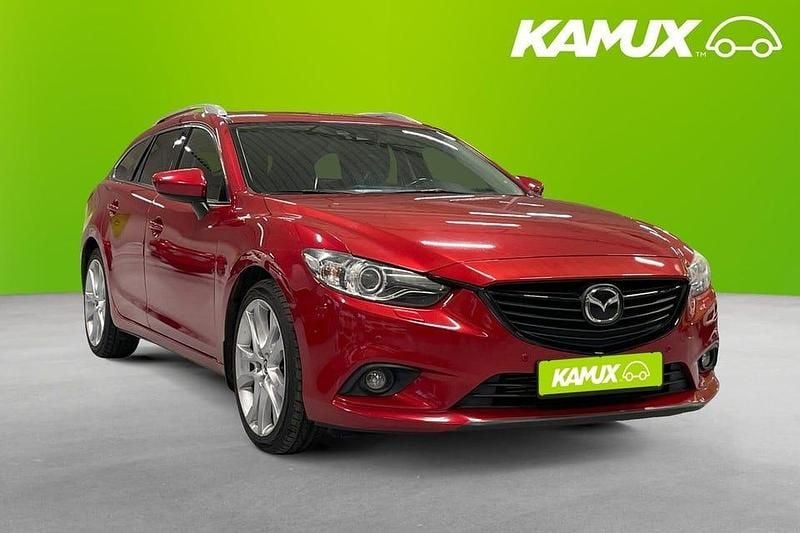Röd Begagnad 2014 Mazda 6 Optimum Kombi | 124 800 kr (Marknadspris) - Bild 1/4
