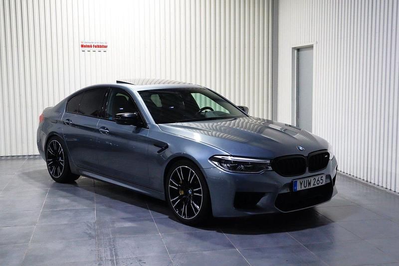 Begagnad BMW M5 Competition Edition 626 HK (460 kW) 2018 Blå Sedan