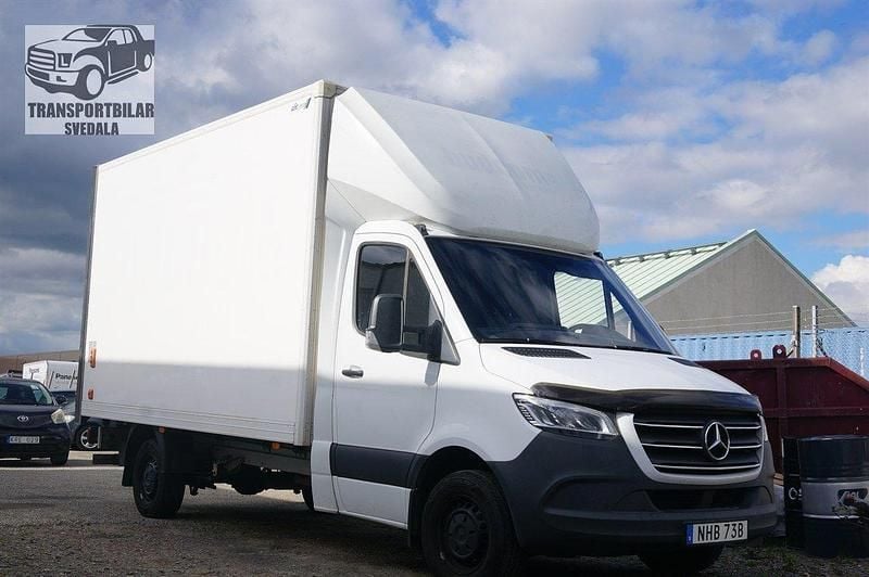 Vit Begagnad 2022 Mercedes Sprinter Van | 299 000 kr (Superpris) - Bild 1/4