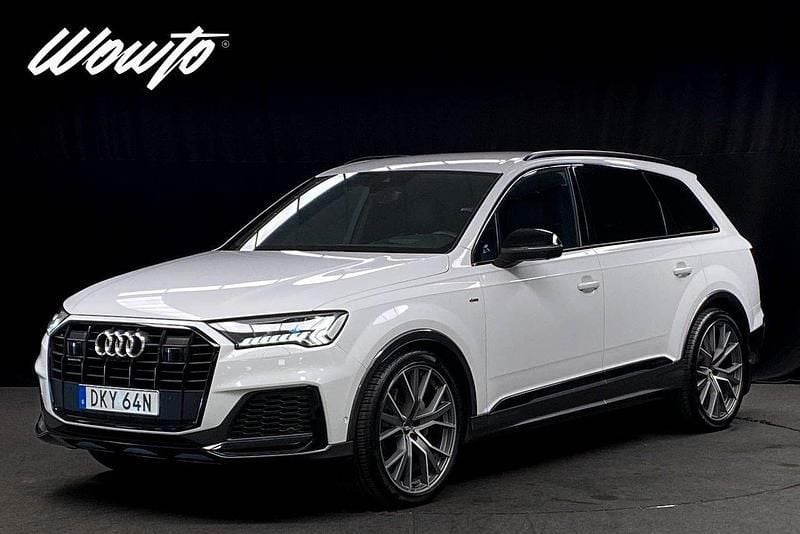 Vit Begagnad 2019 Audi Q7 S-Line SUV | 579 800 kr (Marknadspris) - Bild 1/3