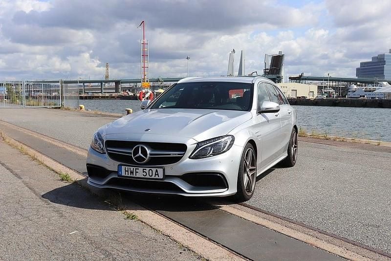 Silver Begagnad 2017 Mercedes C63 AMG AMG Kombi | 315 000 kr - Bild 1/4